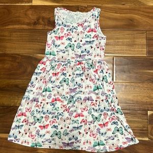 H&M Girls Butterfly Jersey Dress